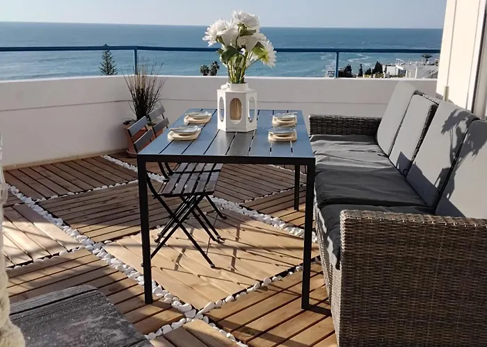 Daire Amazing Penthouse- Panoramic Sea View & Tikki Bar On Private Terrasse *