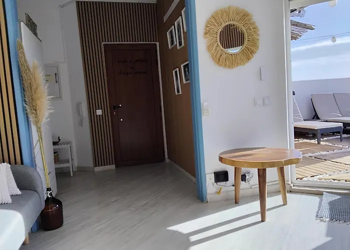 Daire Amazing Penthouse- Panoramic Sea View & Tikki Bar On Private Terrasse