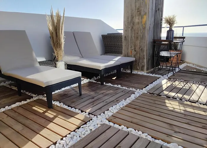 דירה Amazing Penthouse- Panoramic Sea View & Tikki Bar On Private Terrasse *